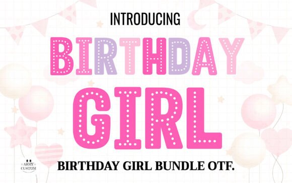 Birthday Girl Font - Featured Image