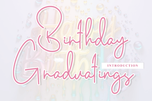 Birthday Graduatings Font - Featured Image