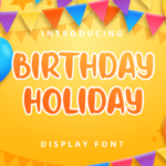 Birthday Holiday Font - Featured Image