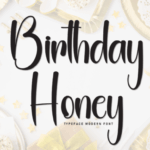 Birthday Honey Font - Featured Image
