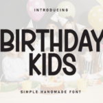 Birthday Kids Font - Featured Image