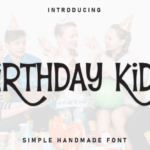 Birthday Kids Font - Featured Image
