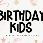 Birthday Kids Font - Featured Image