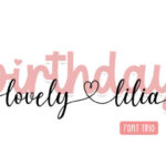 Birthday Lovely Lilia Font - Featured Image