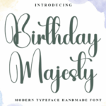 Birthday Majesty Font - Featured Image