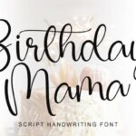 Birthday Mama Font - Featured Image