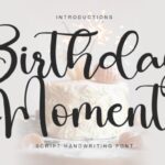Birthday Moment Font - Featured Image