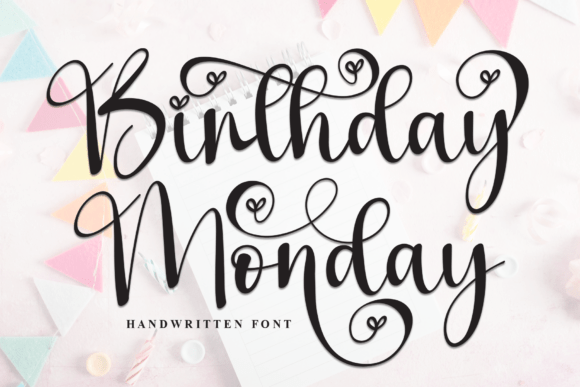 Birthday Monday Font - Featured Image