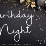 Birthday Night Font - Featured Image