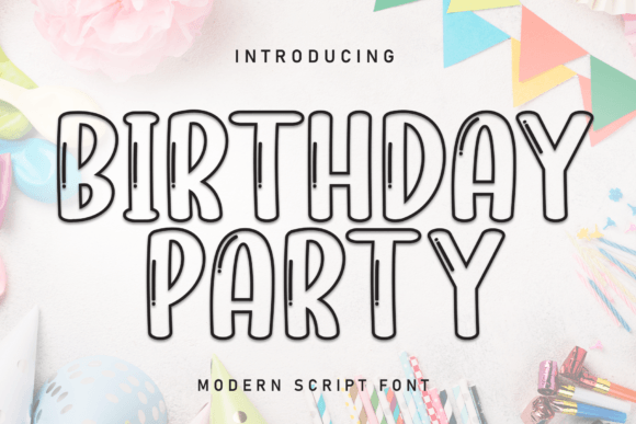 Birthday Party Font - Featured Image