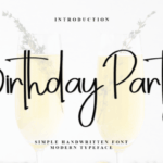 Birthday Party Font - Featured Image