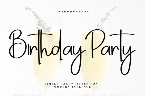 Birthday Party Font - Featured Image