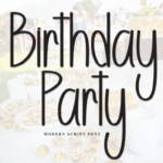 Birthday Party Font - Featured Image