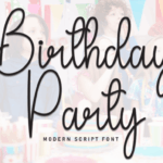 Birthday Party Font - Featured Image