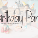 Birthday Party Font - Featured Image