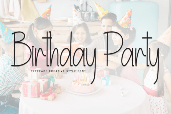 Birthday Party Font - Featured Image