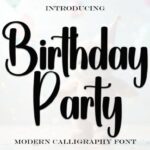 Birthday Party Font - Featured Image