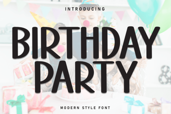 Birthday Party Font - Featured Image