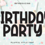 Birthday Party Font - Featured Image