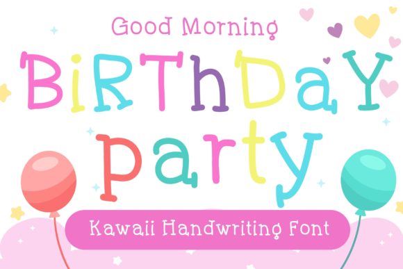 Birthday Party Font - Featured Image