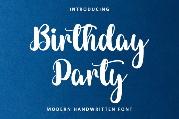 Birthday Party Font - Featured Image