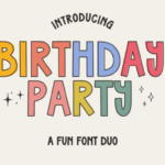 Birthday Party Font - Featured Image