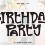 Birthday Party Font - Featured Image