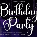 Birthday Party Font - Featured Image