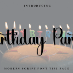 Birthday Party Font - Featured Image
