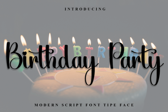 Birthday Party Font - Featured Image