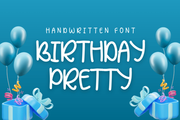 Birthday Pretty Font - Featured Image