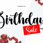 Birthday Sale Font - Featured Image