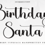 Birthday Santa Font - Featured Image