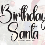 Birthday Santa Font - Featured Image