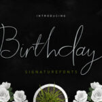 Birthday Script Font - Featured Image