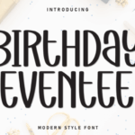 Birthday Seventeen Font - Featured Image