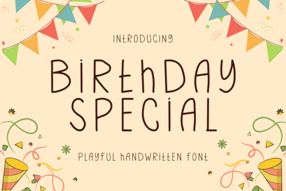 Birthday Special Font - Featured Image