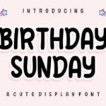 Birthday Sunday Font - Featured Image