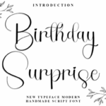 Birthday Surprise Font - Featured Image