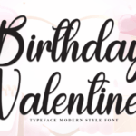 Birthday Valentine Font - Featured Image