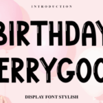 Birthday Verrygood Font - Featured Image