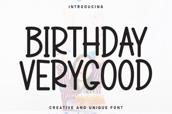 Birthday Verygood Font - Featured Image