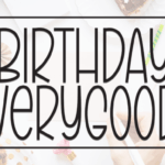 Birthday Verygood Font - Featured Image