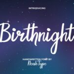 Birthnight Font - Featured Image