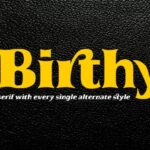 Birthy Font - Featured Image