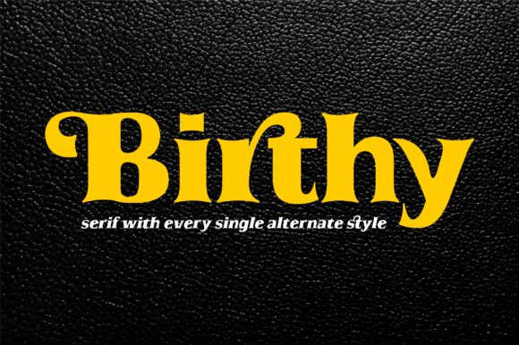 Birthy Font - Featured Image