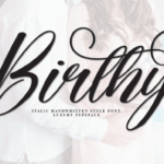 Birthy Font - Featured Image
