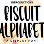 Biscuit Alphabet Font - Featured Image