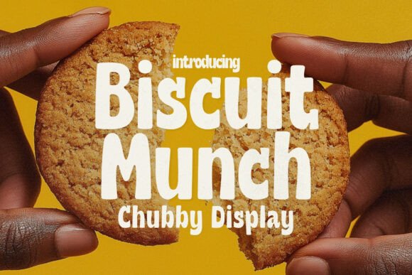 Biscuit Munch Font - Featured Image