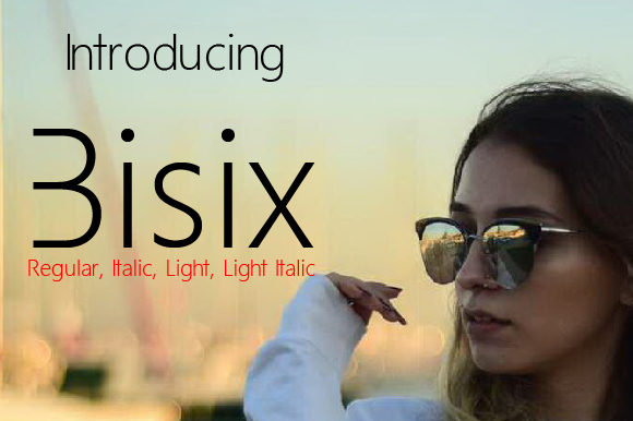 Bisix Font - Featured Image